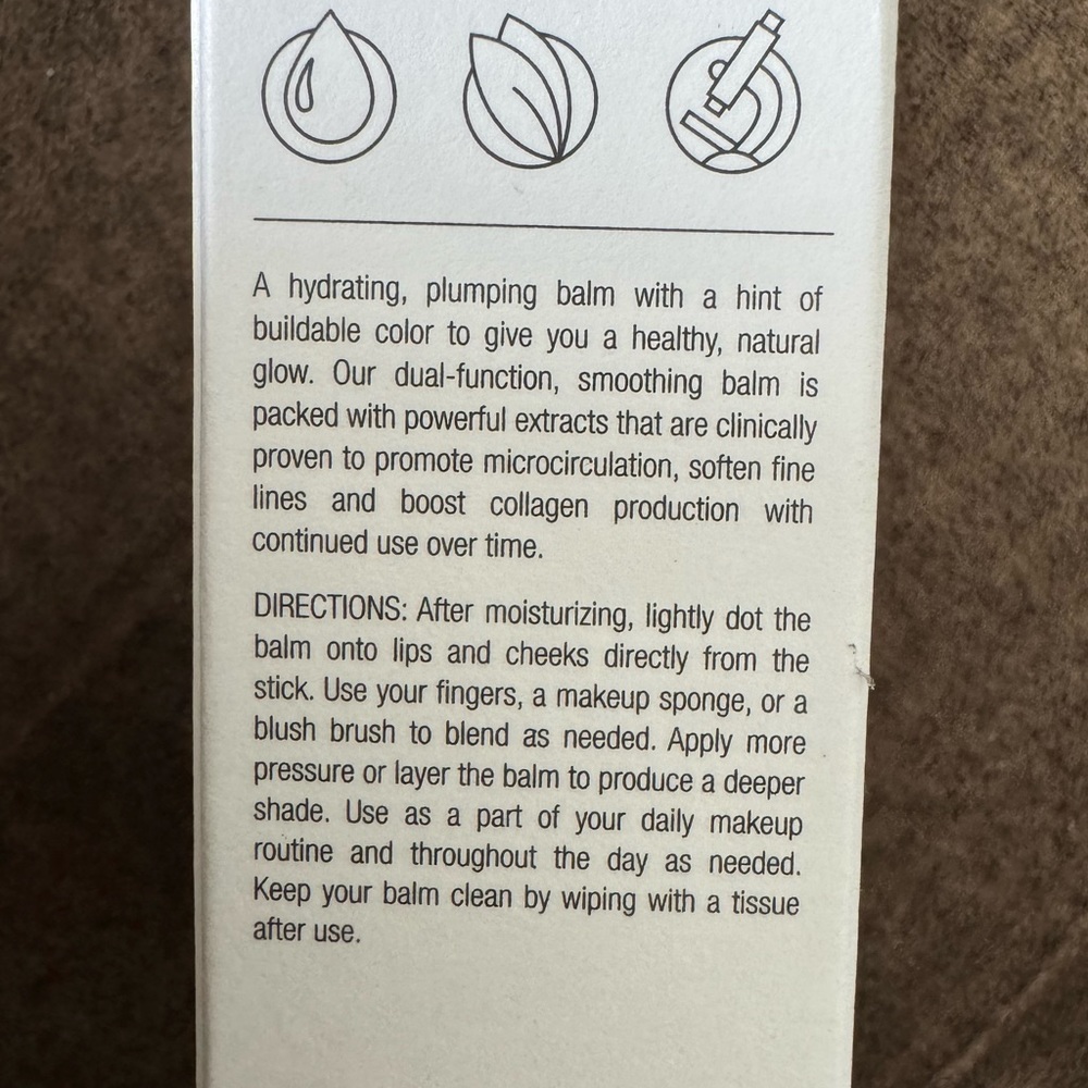 Onomie Boosting Lip + Cheek Hydrating Balm & Collagen Enhancing NEW - Picture 4 of 6